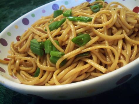 Strain noodles, rinse under cold water and add a little vegetable oil to. Simple Chinese Noodles Recipe - Food.com