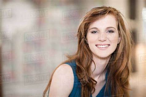 Close Up Of Woman S Smiling Face Stock Photo Dissolve
