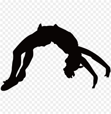 🔥 Download Cheerleading Stunts Silhouette At Getdrawings Tumbling