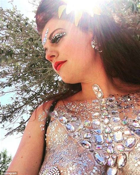 Music Festival Fashion Glitter Boobs Trend Popular At Coachella Daily Mail Online