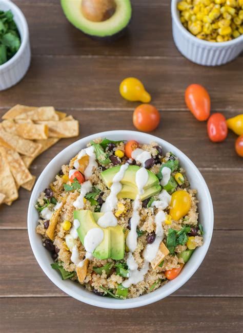 Quinoa Taco Salad Recipe Quinoa Bowl One Ingredient Chef