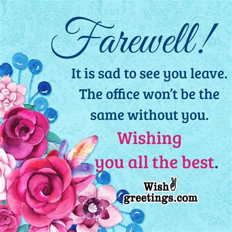 Best Farewell Message