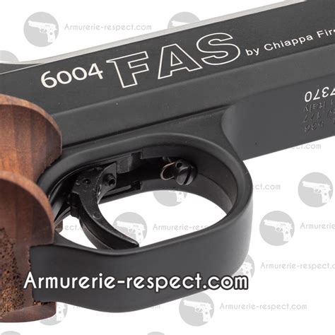 Chiappa Fas 6004 Crosse Large Droitier Pistolet à Air Comprimé Monocoup