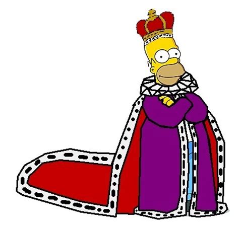 King Homer The Simpsons Fan Art Fanpop