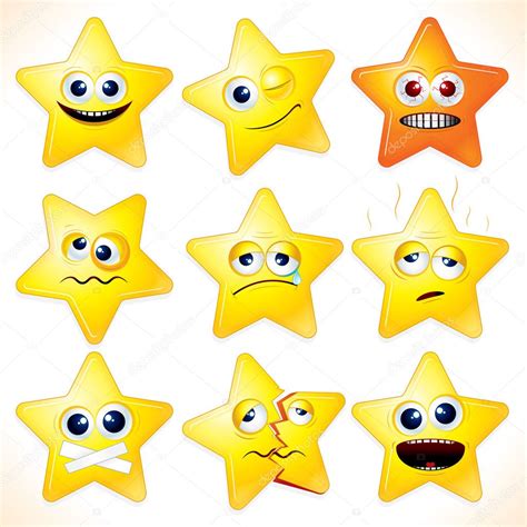 Funny Stars — Stock Vector © Pilart 8439023