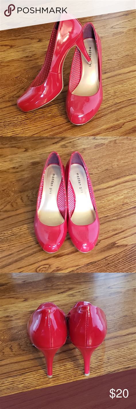 Madden Girl Red Patent Pumps Madden Girl Madden Girl Shoes Girls Shoes Heels