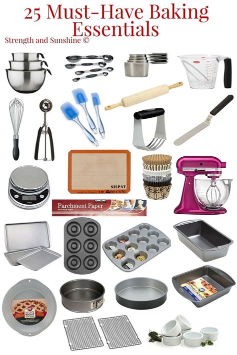 25 Must Have Baking Essentials Baking Essentials Baking Equipment