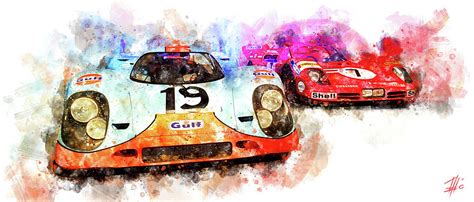 917 At Le Mans Painting By Raceman Decker Fine Art America