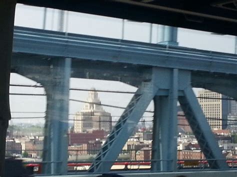 Benjamin Franklin Bridge Crossing The Delaware River Philadelphia
