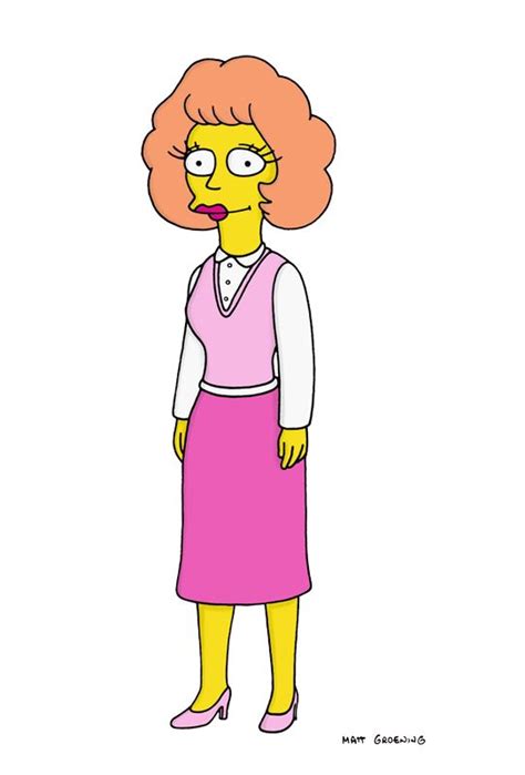 Maude Flanders Simpson En Personajes De Los Simpsons Dibujos 40320