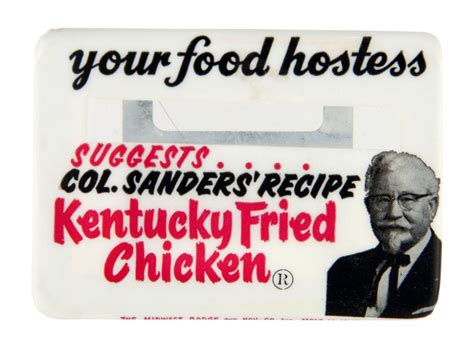 Hake S Kentucky Fried Chicken Early Employee Button And Name Badge