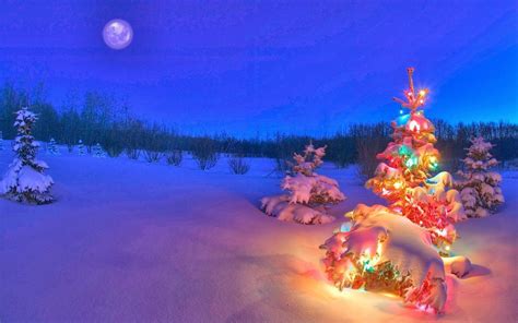 Snowy Christmas Wallpapers Wallpaper Cave