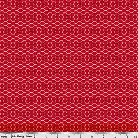 Red Chicken Wire Fabric By The Yard Or Half Yards 100 Premium Etsy