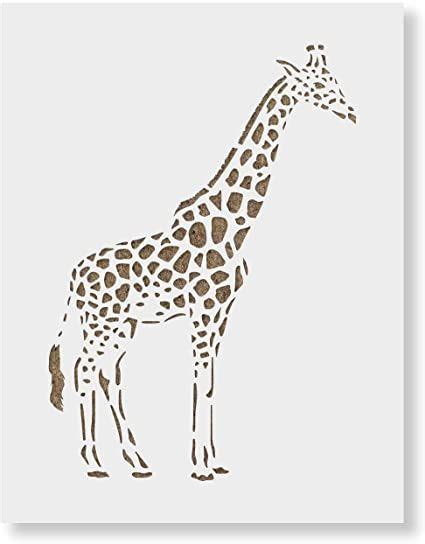 Giraffe Stencil Template Reusable Stencil With Multiple