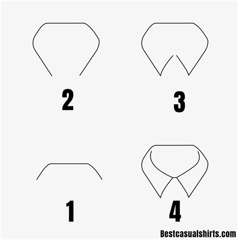 How To Draw A Collared Shirt Step By Step Guide Best Casual Shirts