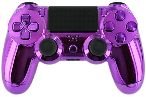Chrome Purple Ps4 Custom Controller With Purple Chrome Buttons And D