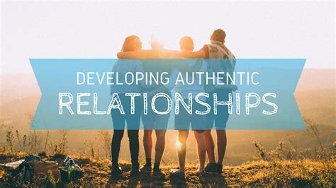The Power Of Developing Authentic Relationships Life Palette