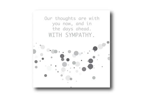 Digital Sympathy Card Wishes Instant Download Printable At Etsy