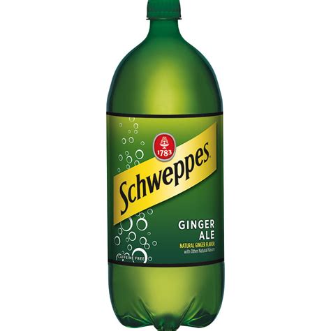 Schweppes Ginger Ale Soda 2 L Bottle