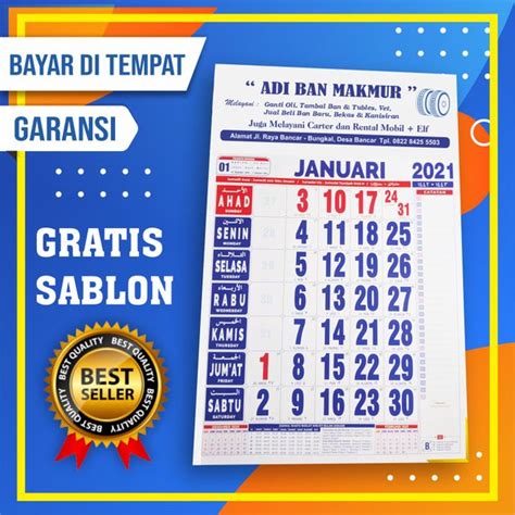Jual Kalender Sablon 2021 Di Lapak Spl Project Bukalapak