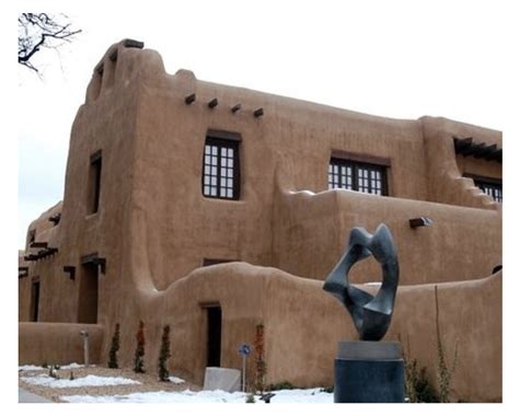 Santa Fe New Mexico Modern Pueblo Architecture Home
