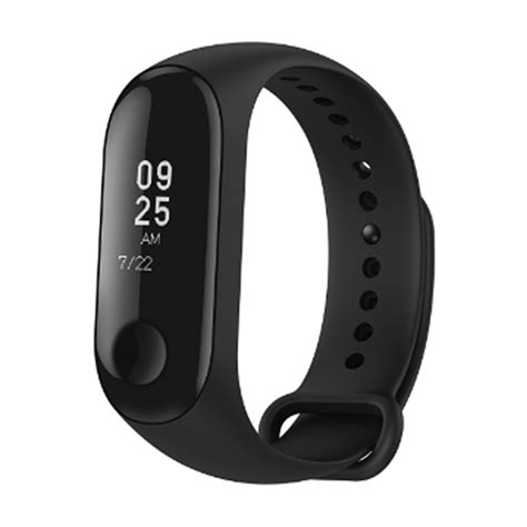 No need of holding your mobile phone for steps counting when you are running and walking. Original Replacement Strap for Xiaomi Mi Band 3 Black