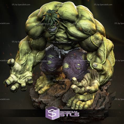 Hulk Muscle Stl Files Printable Specialstl