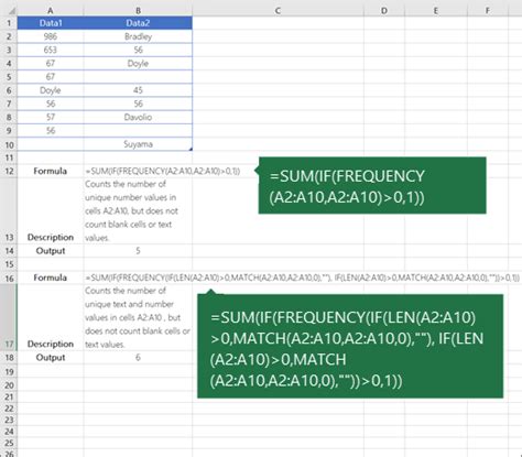 How To Count Unique Text Values In Excel Printable Templates Free