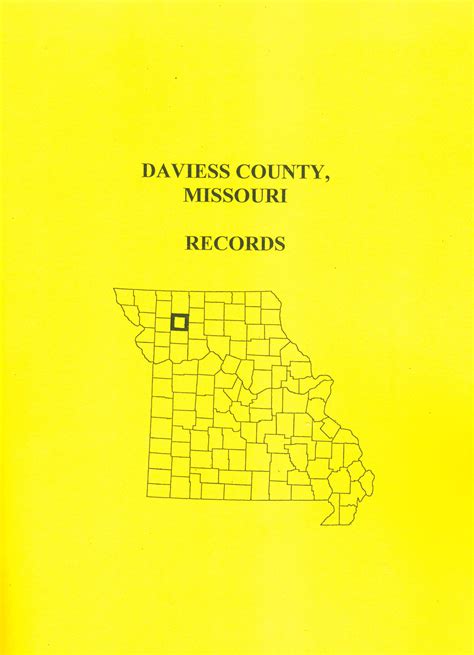 Daviess County Missouri Records Southern Genealogy Books