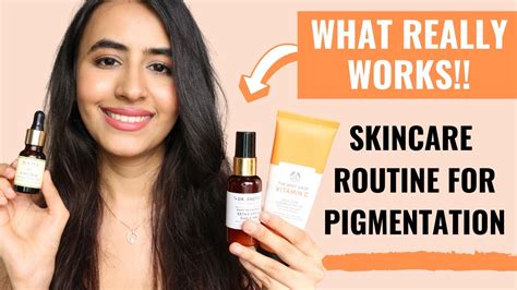 Skincare Routine For Pigmentation Dark Spots And Uneven Skin Tone Youtube