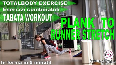 Allenamento brucia grassi tabata ad alta intensità (2 round) allenamento veloce e intenso con 2 round tabata. Allenamento tabata plank to runner stretch: in forma in 5 minuti (con immagini) | Allenamenti ...