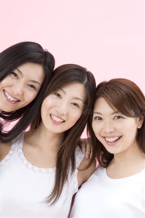 Smiling Japanese Women Stock Image Image Of Friends 10127577