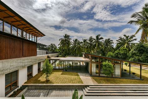 Kerala This Glass Bungalow Opens Up Views To A Rubber Plantation