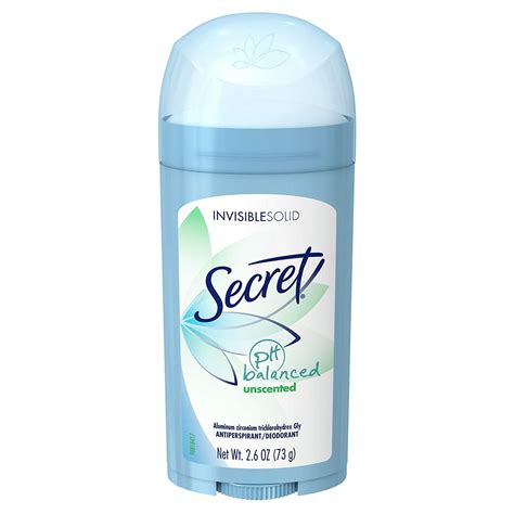 Secret Outlast Invisible Solid Unscented Anti Perspirant And Deodorant