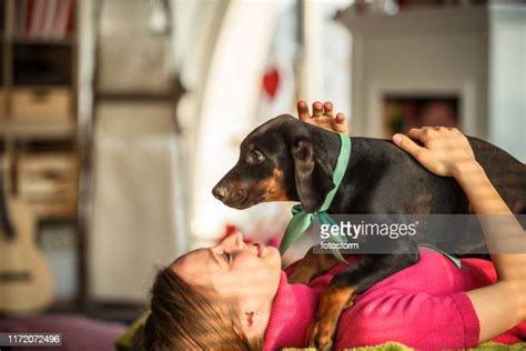Dog Knotted In Woman Photos Et Images De Collection Getty Images