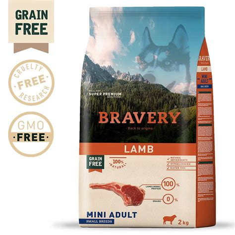 Bravery Lamb Adult Mini Small Grain Free Paraízoo