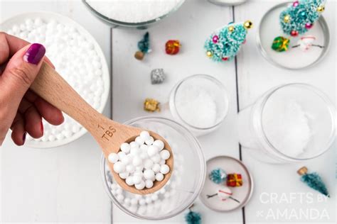 Waterless Snow Globes Crafts By Amanda Christmas Crafts