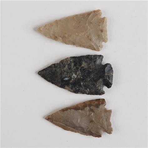 Lot Three Decatur Native American Indian Arrowhead Artifacts