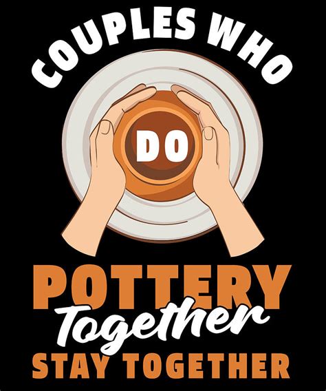 Potter Couple Handcraft Ceramic Clay Pottery Digital Art By Crazy