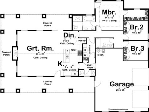 One Story Barndominium Floor Plans Image To U