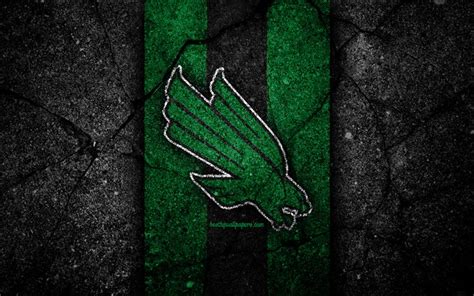 Download Wallpapers North Texas Mean Green 4k American Football Team