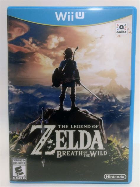 The Legend Of Zelda Breath Of The Wild Wii U Replacement Case No