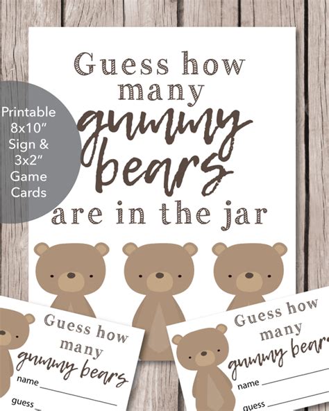 guess how many gummy bears free printable printable templates