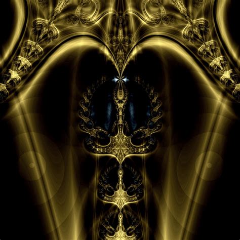 Golden Gothic Alien By Fractalyzerall On Deviantart