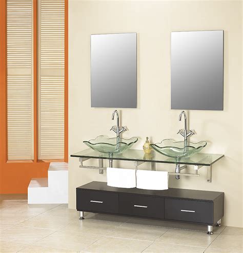 And if you are outfitting a large contemporary bathroom, a double sink vanity may help you fill the space and provide extra elbow room when more. DreamLine Contemporary Bathroom Vanities - Abode