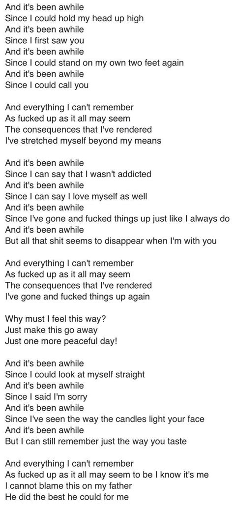 staind i have a love hate relationship with this song staind lyrics life lyrics great song