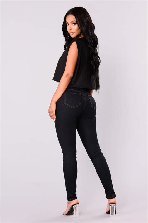 Happy Wife Happy Life Skinny Jeans Dark Denim