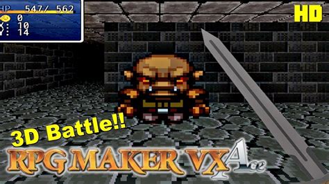 Rpg Maker Vx Ace First Person Sword Battle Test Youtube