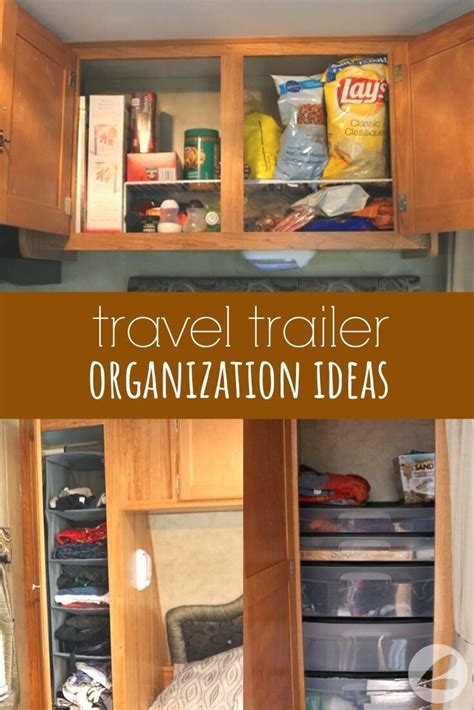 Travel Trailer Organization Ideas Homemade Heather In 2020 Travel