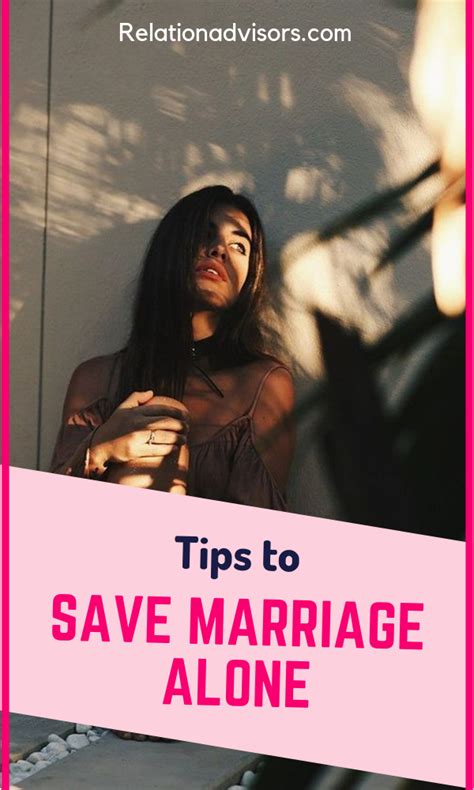Save A Marriage When Only One Is Trying Save Your Marriage Alone